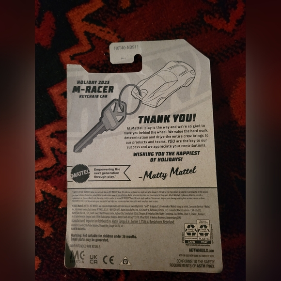 Mattel hot wheels keychain - Picture 3 of 3
